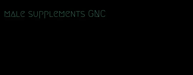 male supplements GNC