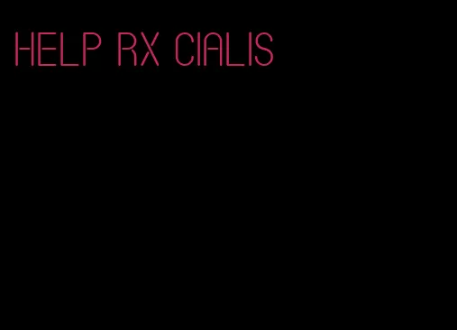 help RX Cialis