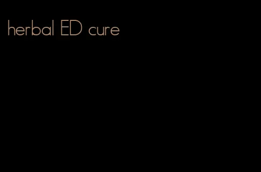 herbal ED cure