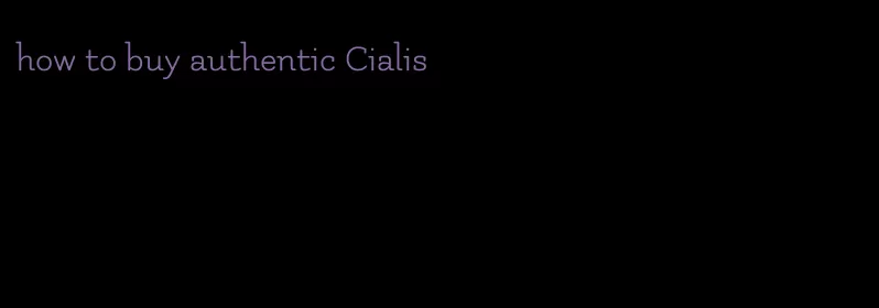 how to buy authentic Cialis