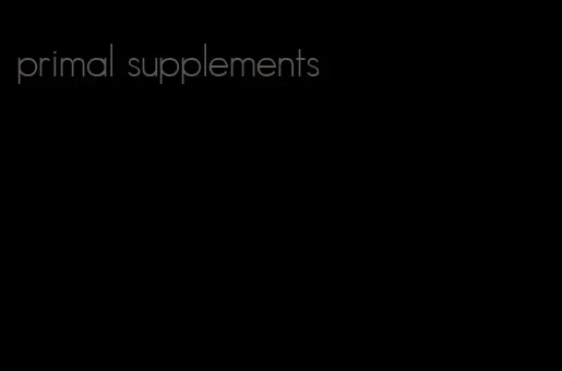 primal supplements