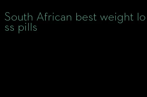 South African best weight loss pills
