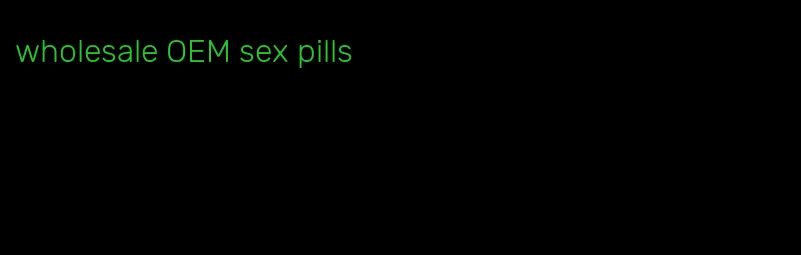 wholesale OEM sex pills